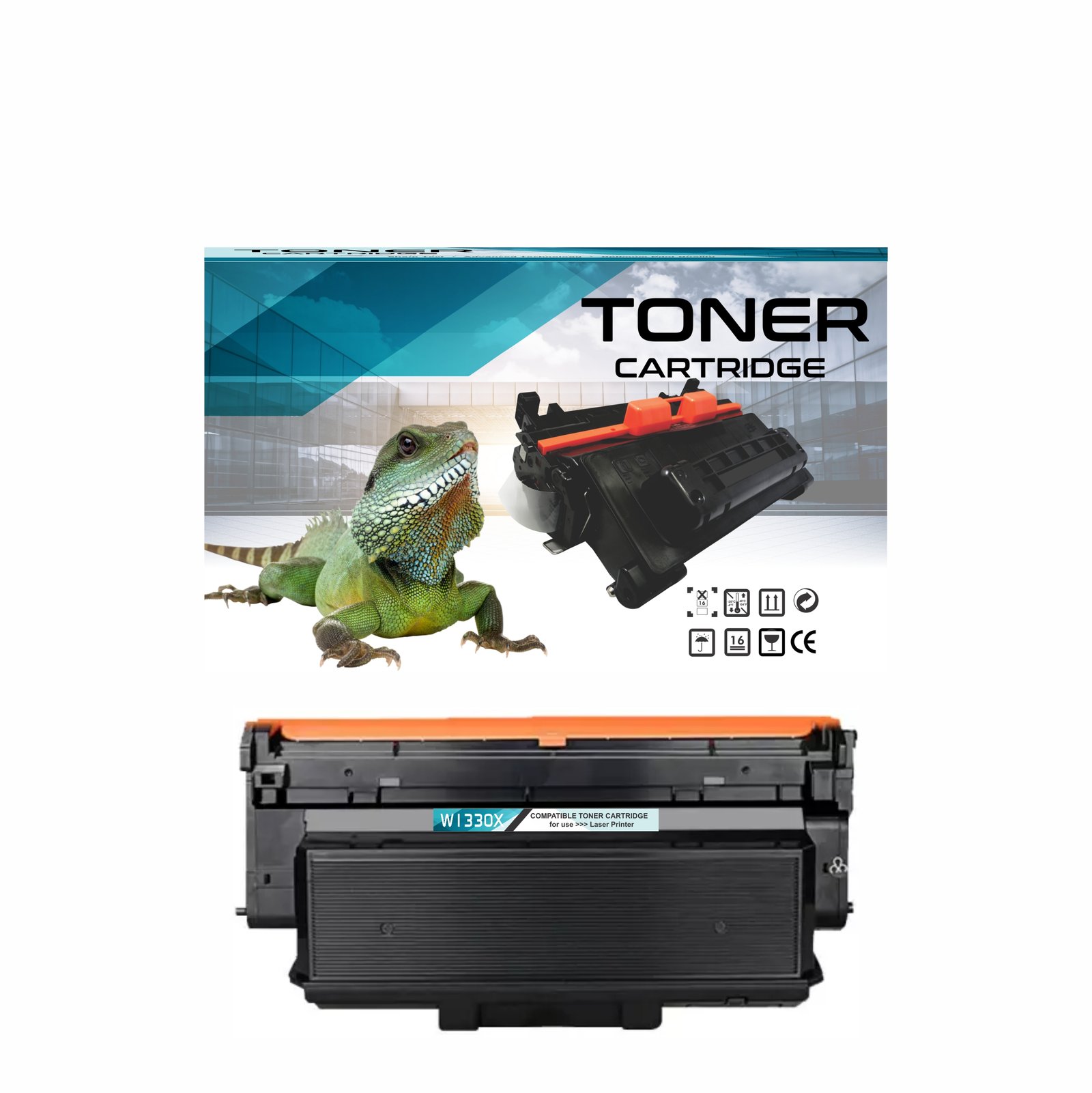TONER IGUANA COMPATIBLE HP W1330X - Imagen 2