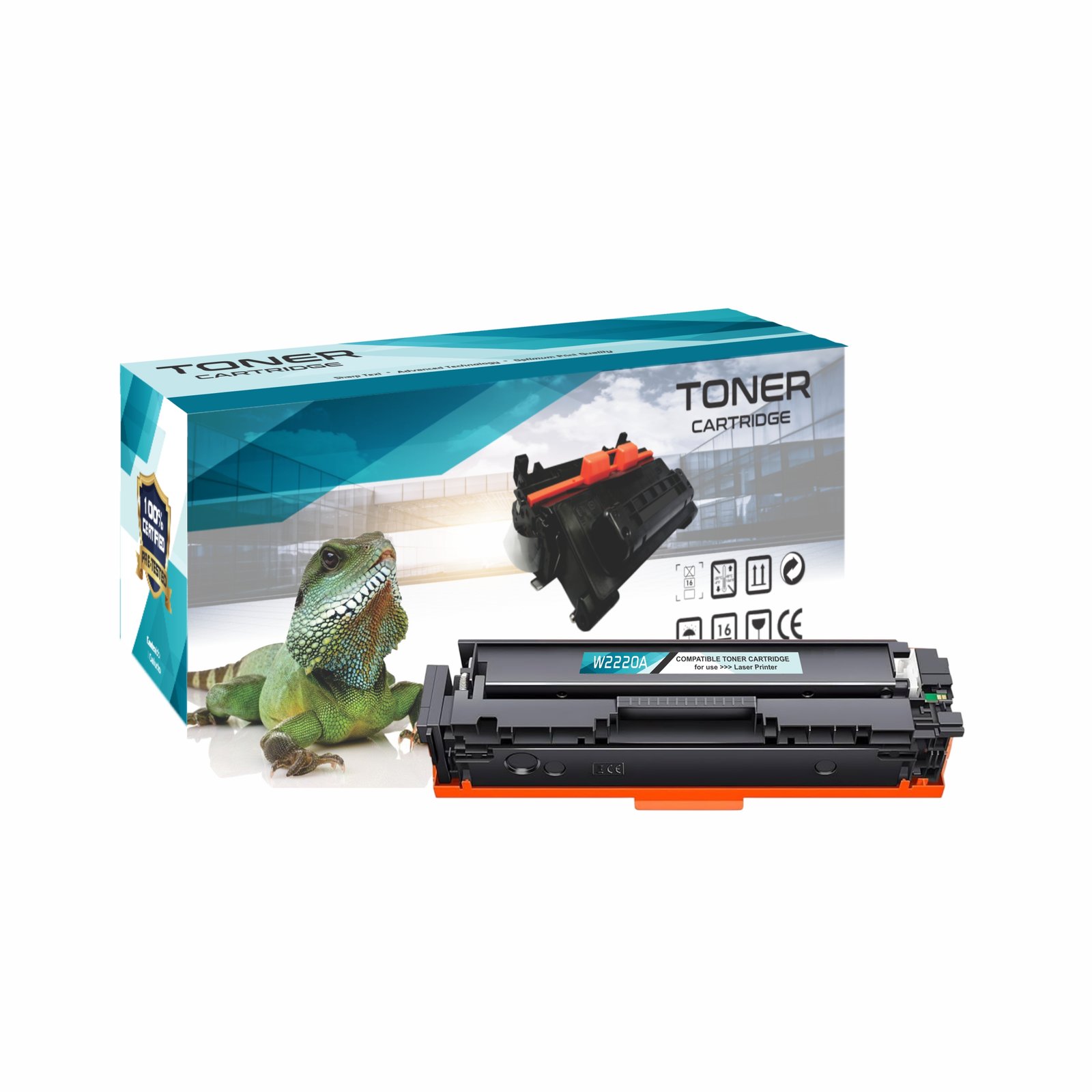 KIT TONER IGUANA COMPATIBLE HP W2220A W2221A W2222A W2223A - Imagen 5